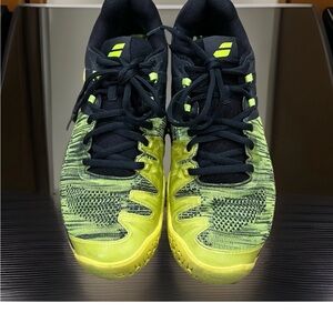 Babolat Neon Yellow and Black Men's Athletic Shoes
